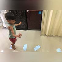  LKG A photos for Puddle jump activity
