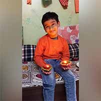 Diwali Activity of grade 1 A